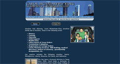 Desktop Screenshot of carolkinglaw.com